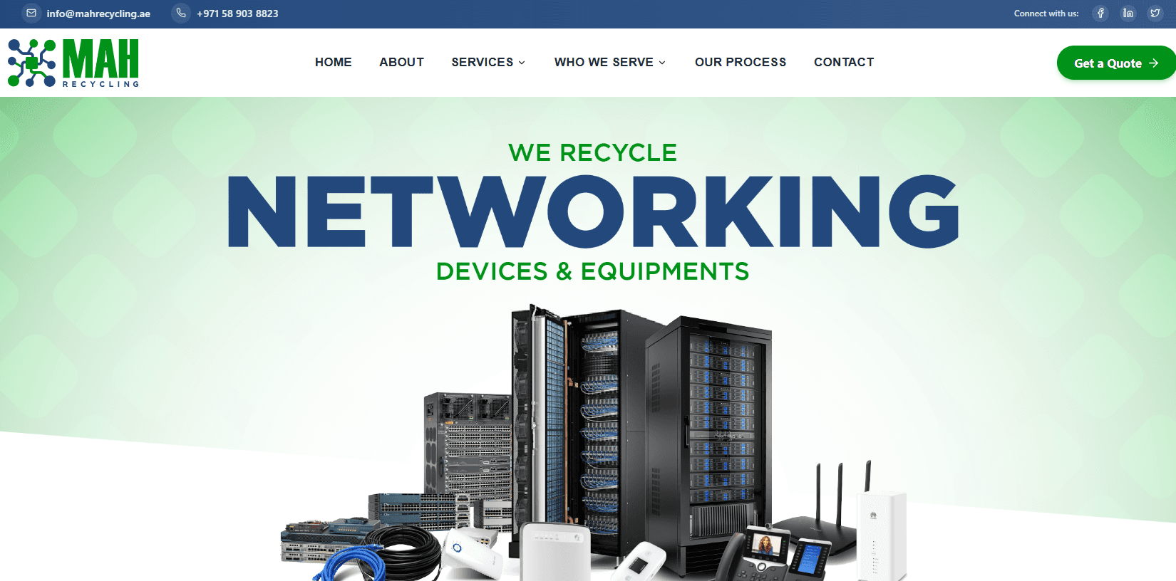 Recycling & Sustainability design work by GetProDevs